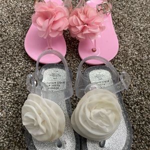 Two pairs of sandals